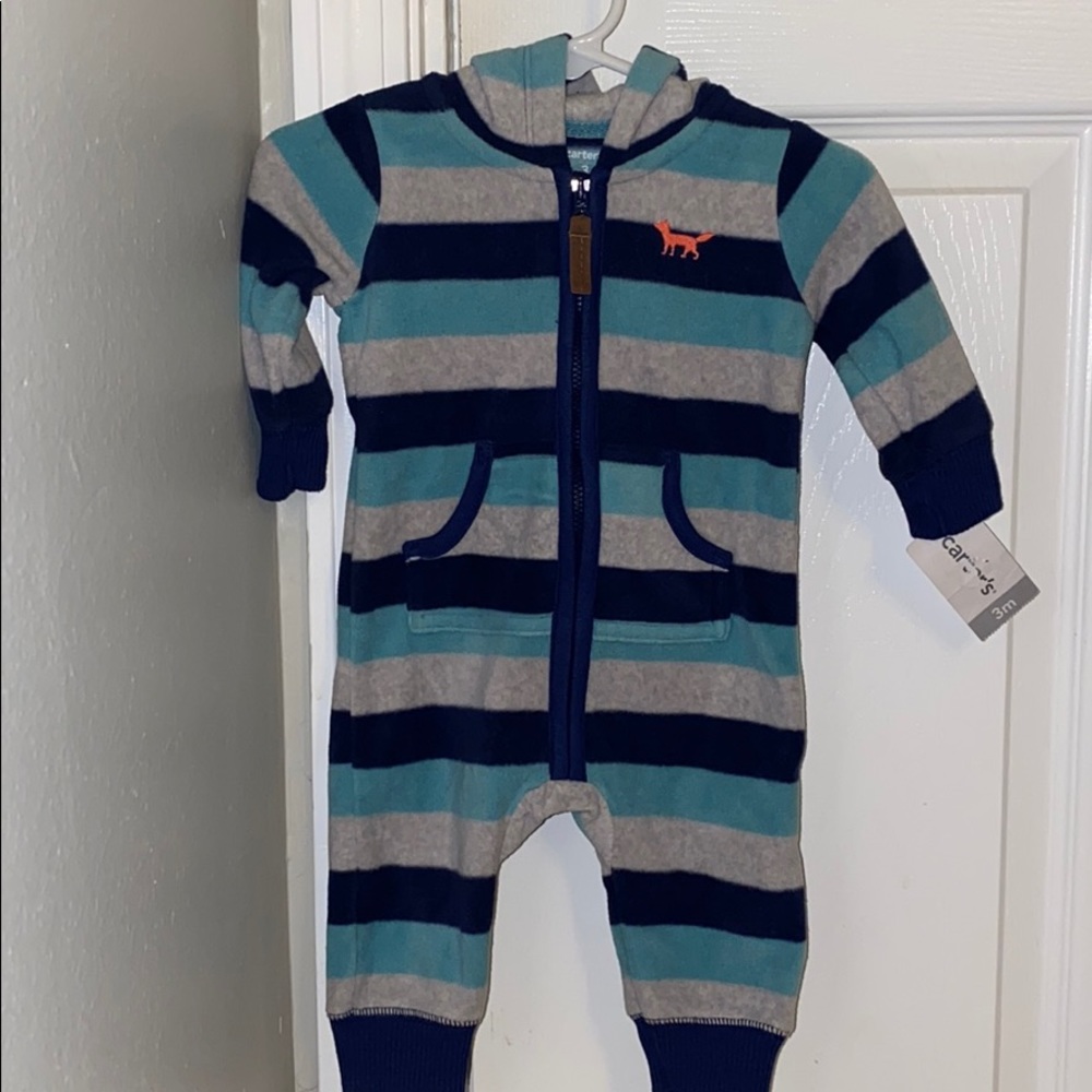 NWT Carter’s Fleece Jumpsuit